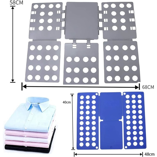 Pieces Laundry Folding Board, Pesula Folder Lasten Aikuisten Vaatteet Folding Board