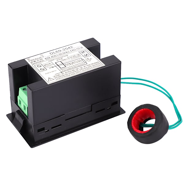 DL69-2042 Dobbel digital skjerm Spenning Strømmåler Volt Amp Måler AC80-300V AC0-100.0A