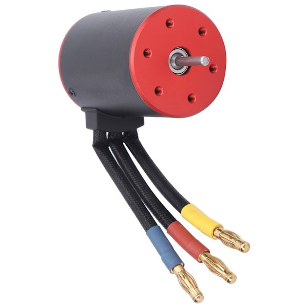RC 3650 3900KV 4-polig vattentät borstlös motor med 4 mm bananplugg för 1/10 RC-bil uppgraderingsdelar