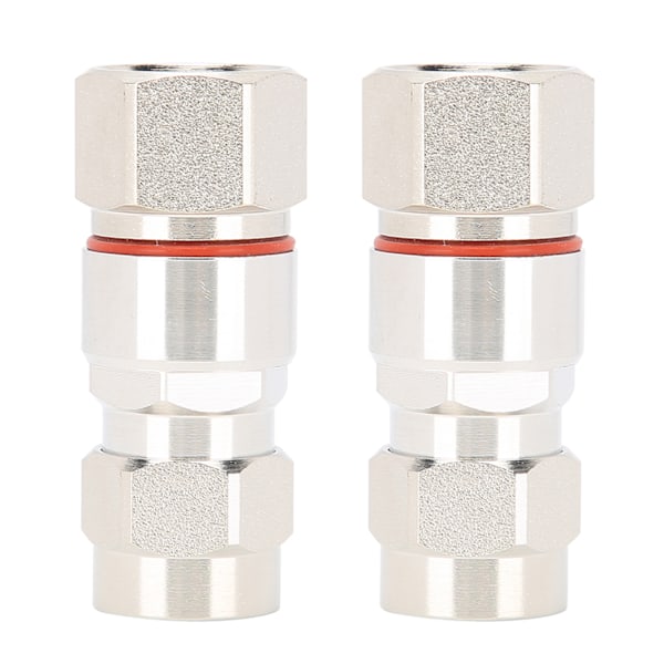 2 stk N han-kontakt RF koaksialadapter N-type stik Kabel Antenneadapter til 1/2' radio
