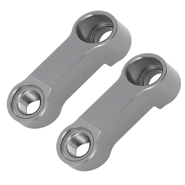 10mm Spejlforhøjere Forlængere Aluminium Legering Spacere Forlængelsesadapter Sæt til F900XR F900R S1000XR S1000R Grå