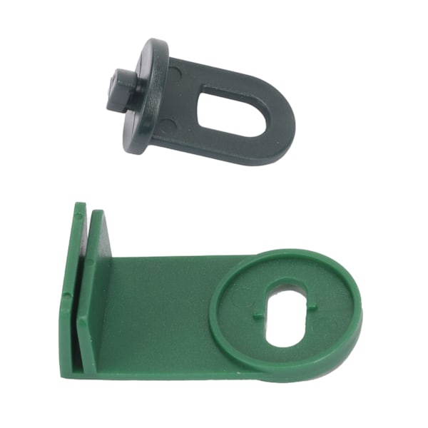 50 STK. Plast Drivhus Twist Clips Skygge Fikseringsclips med 50 Ring Spænde Drivhus Isolering Planteophæng