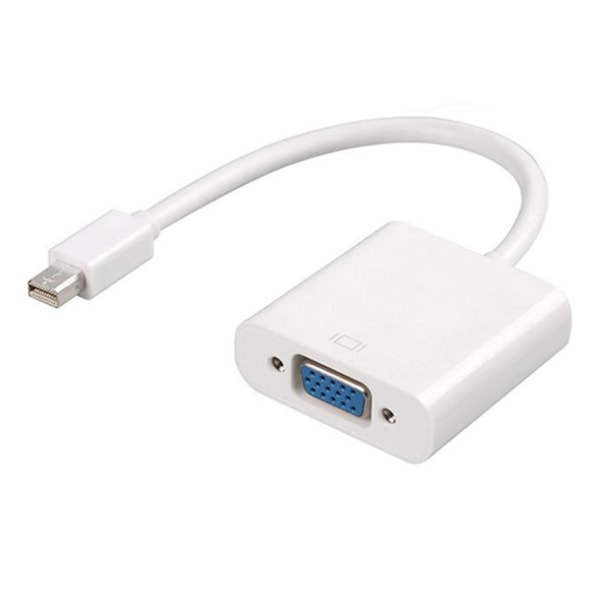 Mini DisplayPort till VGA-adapterkabel DP till VGA-konverteringslinjestöd Mini DisplayPort v1.2