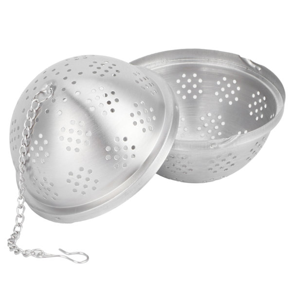 Tesil-infuuseri Mausteet Suodatinpallo Mesh-suunnittelu 304 Ruostumaton Teräs Keittiötarvikkeet L