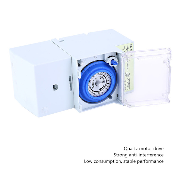 SUL181h Mekanisk timer 24 timmar Quartz Motor Timer Switch Relä 110~230VAC 16A