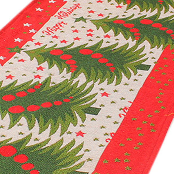 Joulupöytäliina Lippu Painatus Kestävä Tahran Kestävä Xmas Joulupöytäliina Joulu Pöytäliina Koriste Joulukuusi Malli