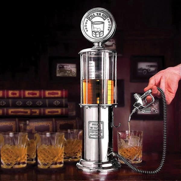 Retro Nostalgi Kromdesign Drikkedispenser, Bartrykpump, Med Pumpslange Til Fester, Drikkedispenser, Øldispenser, Ølsøjle, Fester