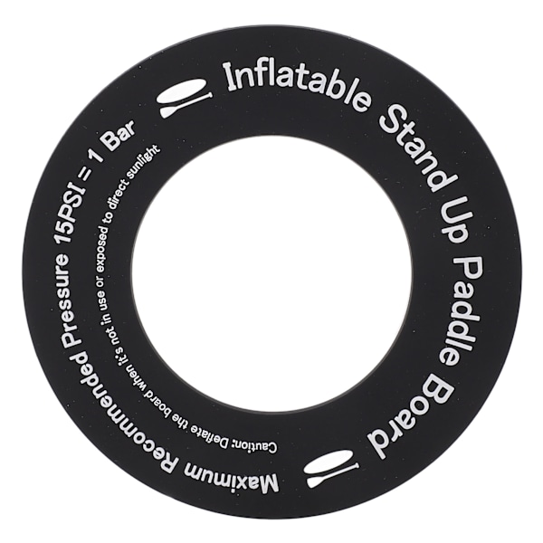 Gassventil-adapterpakning PVC antislipp gassventil-adapterplate for oppblåsbar surfebrett gummibåt