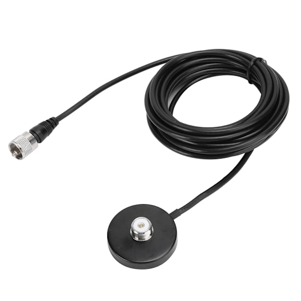Bilradio Antenne Magnetbase Sugkopp Magnetfeste Base Kabel for bilradio
