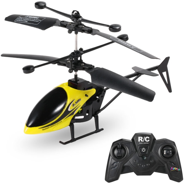 RC Helicopter Remote Control Helicopter Mini RC Lelu lapsille, malli: Keltainen