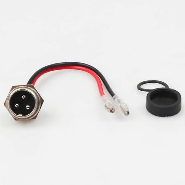 Opladningsstik til el-scooter Opladerkabel Opladningsstik Reservedele til scooter Black