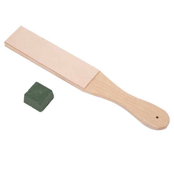 Läder Polish Slip Strop Dubbelsidig träslipbräda med slippasta