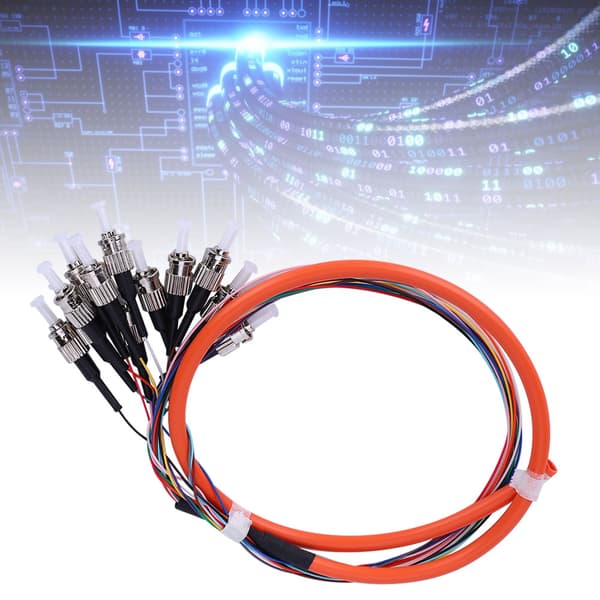 【NX】Fiber Pigtail Kabel 12 Kerner Multimode St UPC MM-0.9 til Netværkskommunikationssystem