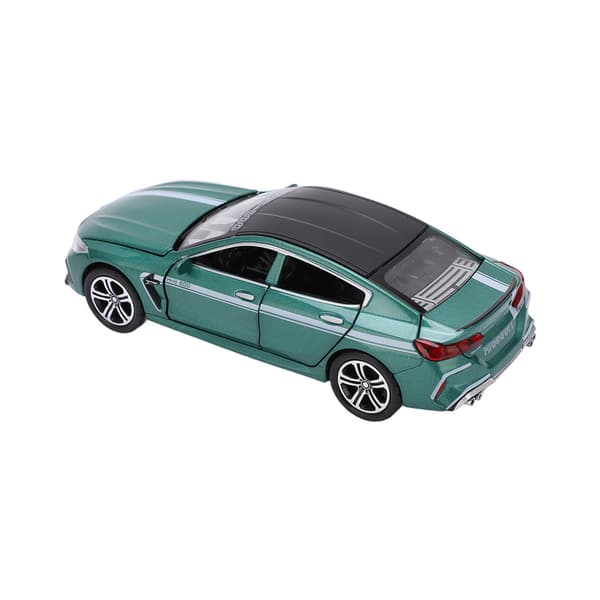 【NX】1/32 Alloy Diecast Modelbiler Træk tilbage Legetøjskøretøjer Bilmodel med lyd og lys til børn Grøn