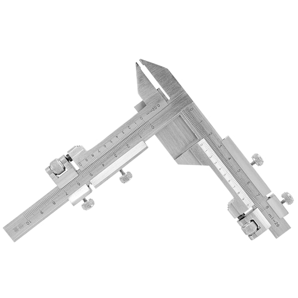 M1-26 Ruostumattomasta teräksestä valmistettu vernier-jarrusatula Hammaspaksuuden mittaus Työkalu