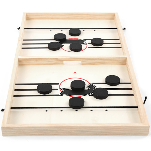 Fast Sling Puck Spillbrett Desktop Battle 2 i 1 Hockeyspill 2 i 1 Hockeyleke 53x28.8x2.5cm/20.9x11.3x1in