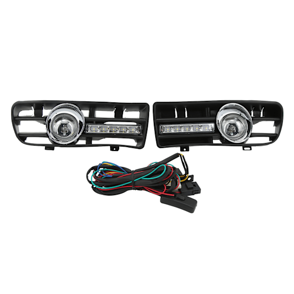 2kpl H3 sumuvalosäleikkö LED DRL-lampulla 1997-2006 TDI MK4:lle