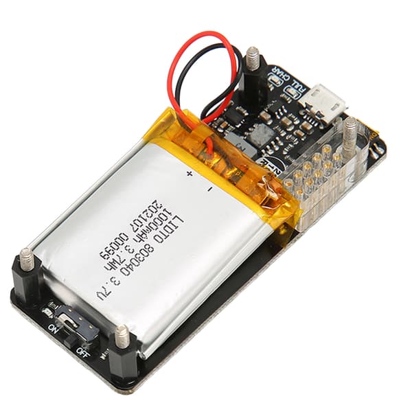 V1.2 UPS Power HAT Board 1000mAh Batteri 400mA Laddström UPS Lite V1.2 UPS HAT Board Kompatibel med Raspberry Pi Zero