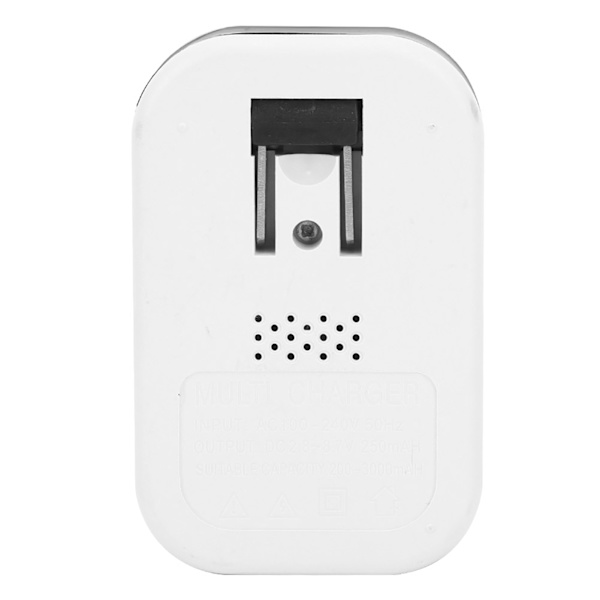 2 stk Opladningsbar LCD-skærmlader til LIR2016 LIR2025 LIR2032 Lithium Batteri 100-240V US-stik