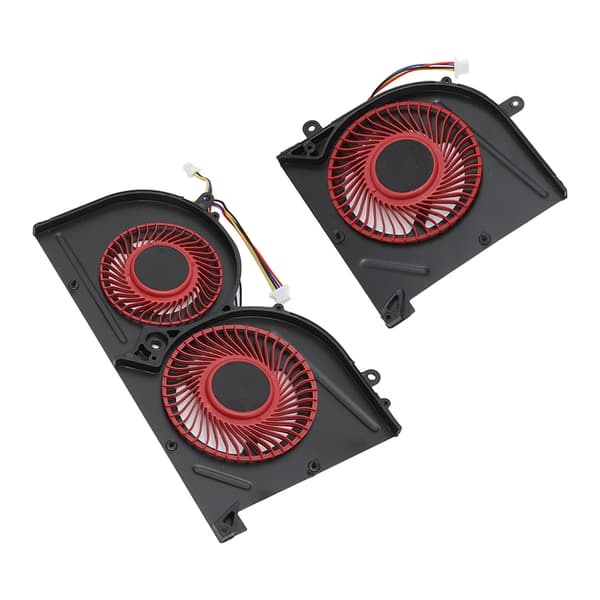 【NX】CPU GPU Køleventilator 4 Pin Hurtig Varmeafledning Bærbar Køleventilator til MSI GS63VR til GS63 til GS73 til GS73VR til MS 17B1 CPU+GPU