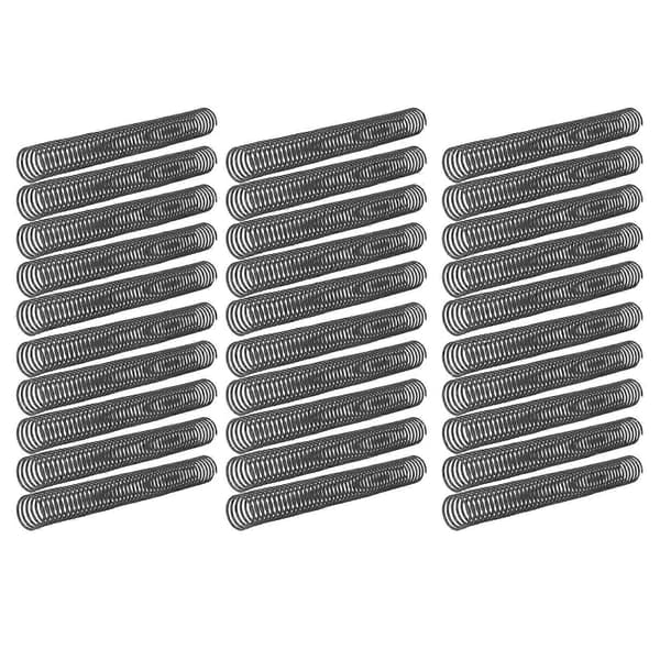 30 st spiralbindningsrullar PVC-plast 29 mm 48 tänder 4:1 spiralbindningsrygg för 260 A4-papper