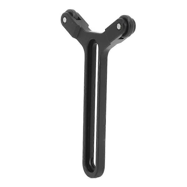 Shape Objektivstödfäste med dubbla hjul Objektivstödssystem 22-71.5mm Höjdjustering för DJI Ronin-S/Ronin-SC Musta