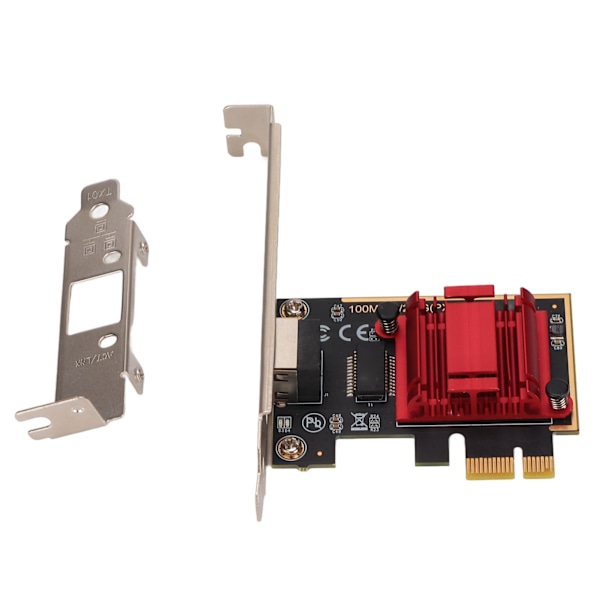 PCIe Internetadapter 2,5 Gbps 2500/1000/100 Mbps RJ45-port PCI Express Gigabit Ethernet-kort til Win/Linux/OS X/Server