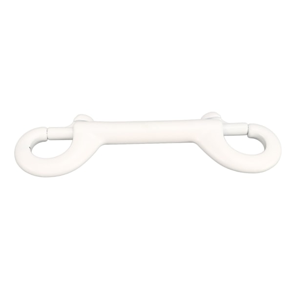 115 MM Dobbelt-Endet Boltesnap-Karabiner 316 Rustfrit Stål Dobbelt-Endet Trigger-Snap Fjedrelastede Bolte BCD Safety Scuba Tilbehør Hvid
