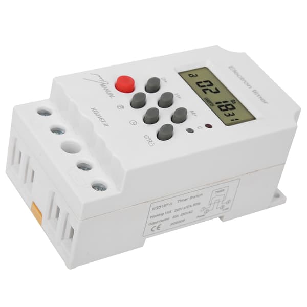 Digital Time Switch LCD Display Mikrodator Elektron Timer Switch ABS 220V KG316TII