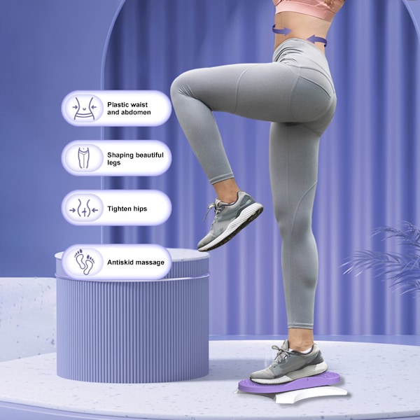 Split Waist Twist Boards Træning Twisting Board Kropsformning Twisting Waist Træningsudstyr til Hjemmefitness