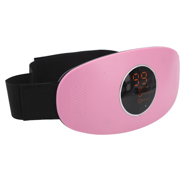 Elektriskt bantningsbälte Uppladdningsbart Förbättra Blood Flow Abdominal Massager Machine for Body Pink