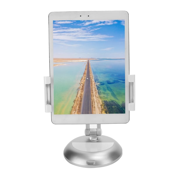 Bärbart hopfällbart bordsstativ 360 graders roterande mobiltelefon surfplatta PC stöd
