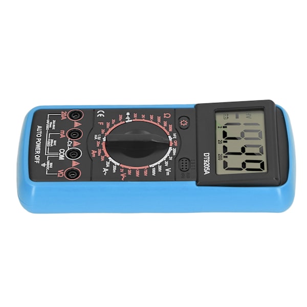 Smart digital multimeter LCD-skärm Multifunktionell kretsdetektionsmätare för hushållsblå