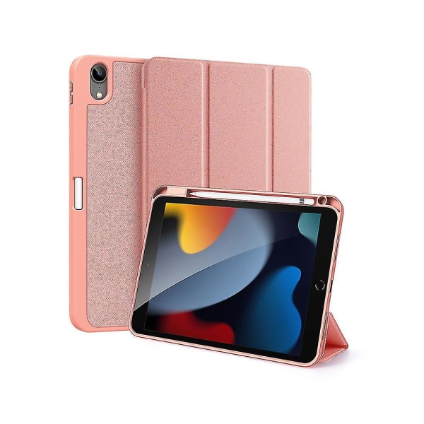Case kompatibelt med Ipad Pro 11 (2020/2021), Hard Back Flip Cloth Texture Flip Case pink