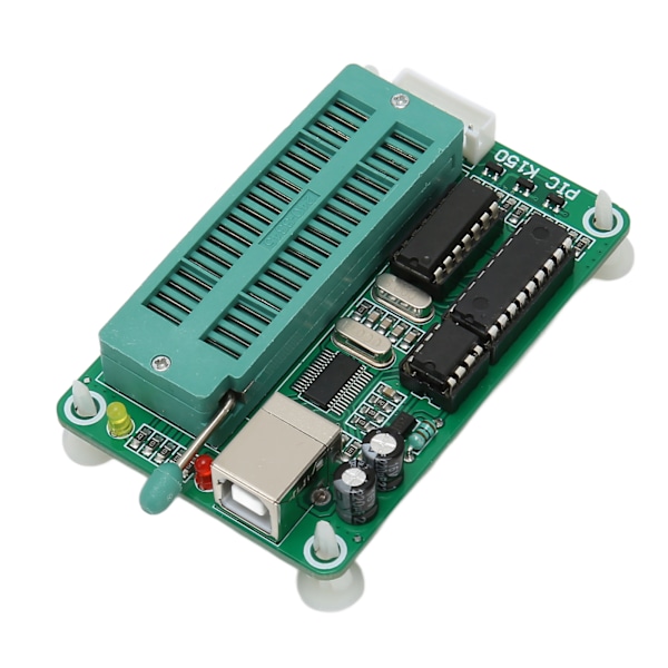 PIC K150 Mikrokontroller USB-programmer med 40-pins DIP-programmeringskontakt, programmerer direkte 8-pins til 40-pins DIP-brikker