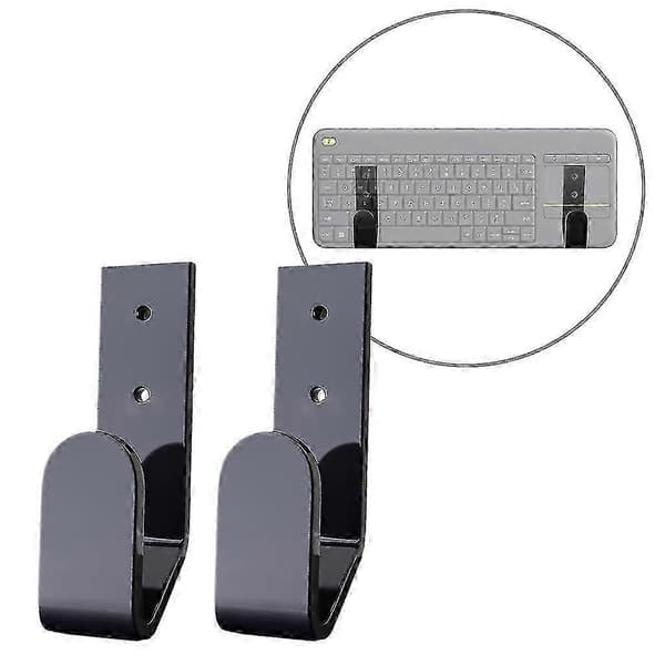 Yleismallinen seinäteline näppäimistölle, universaali langaton pelinäppäimistön pidike 2pcs