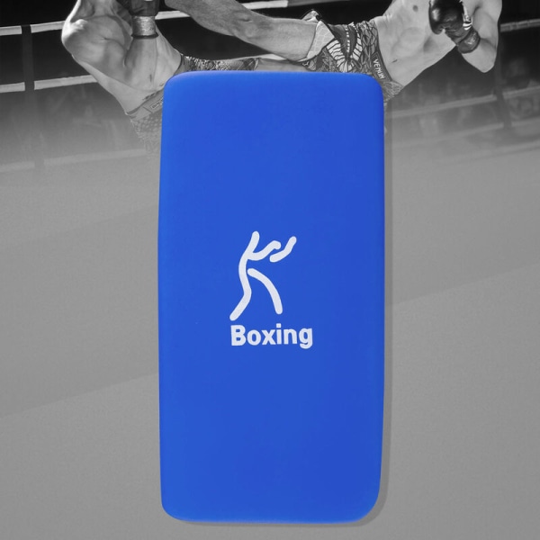 Taekwondo Kick Pad Boxing Pad PU Läder MMA Muay Thai Martial Art Kick Boxing Punching Shield, modell: Blå