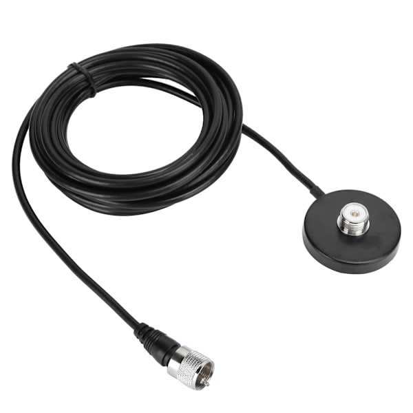 Bilradio Antenne Magnetbase Sugkopp Magnetfeste Base Kabel for bilradio