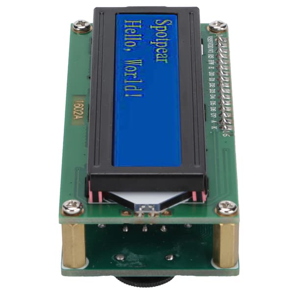 LCD Display Modul 1602 Skærm Udvidelseskort Tilbehør til Raspberry Pi PicoI2C Seriel Port
