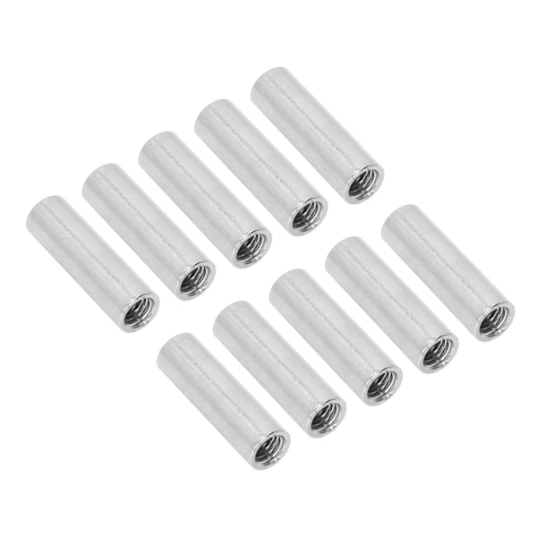 10 kpl sisäkkierteinen liitäntämutteri M8 X 1,25 12 L40 mm pyöreä muoto liitäntämutteri Sarja liitäntää varten