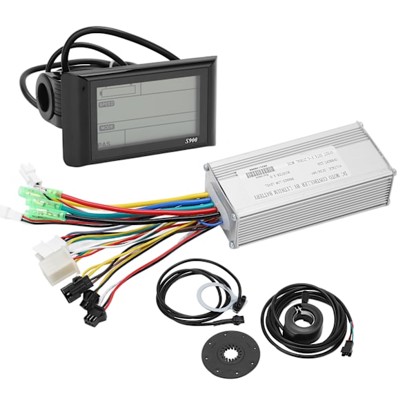 Sähköpyörän ohjauspaketti 22A Common Controller 36V 48V LCD S900 -paneelilla 500W moottorille
