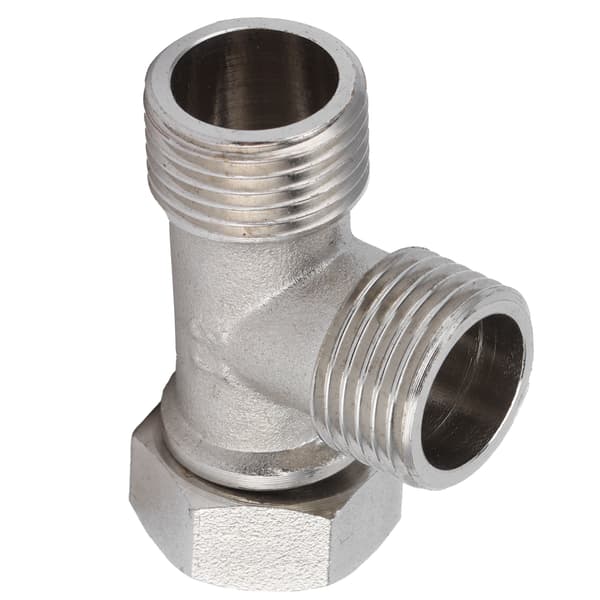 【NX】G1/2 Han/Hun Gevind T-Stykke Rustfrit Stål Vandrør Samling T-Adapter