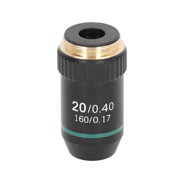 Achromatisk Objektiv Messing Forkromet 20X Mikroskop Objektiv Linse Interface 20,2 mm