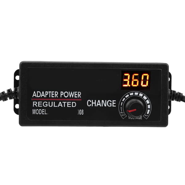 3-24v3a justerbar reguleret adapter 72W DC-strømregulatoradapter AC110~240V US-stik