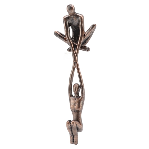 Elskere Skulptur Ornament Harpiks Abstrakt Kunst Statue Par Mann Løfter Kvinne Dansende Figurin