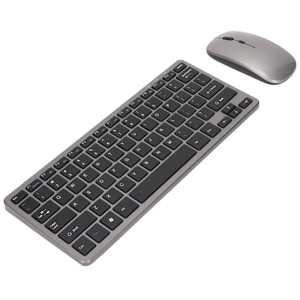 Langaton näppäimistö ja hiiri Combo 2,4 GHz Ladattava akku Säädettävä DPI Ergonomisesti langaton näppäimistö ja hiiri Combo