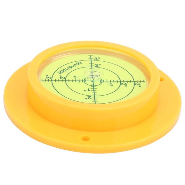 90x17 mm måleinstrument rund niveau-bobbel med skala til kameraplatform-balance