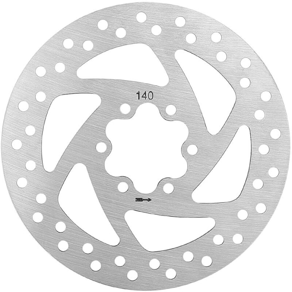 140mm/160mm elektrisk scooter skivebremse rotor rustfrit stål elektrisk scooter skive bremseklods med 6 bolte, model: 140mm