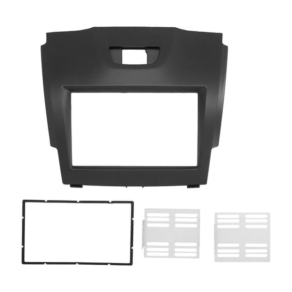 2-Din bilstereoradio Fascia CD Dashboard Panelbyte Kompatibel med CHEVROLET Trailblazer S-10 2012-2016