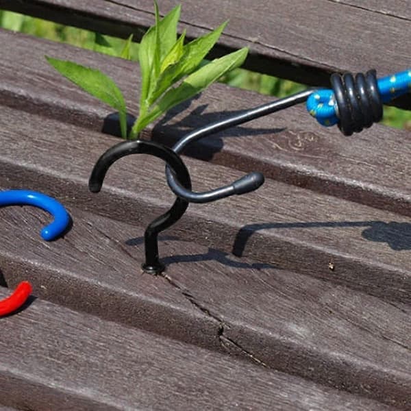 【NX】70 Pieces Screw Hooks Ceiling Screw Hook Black Vinyl Wall Hook Compatible with Copper Household Items